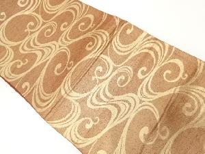 流水模様織出し袋帯